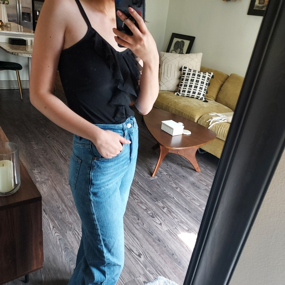 Ruffle blouse/shell - Picture 2 of 3